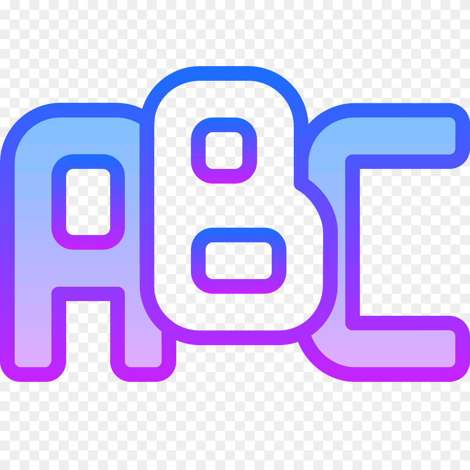 Abc Icon, Light, Text Png
