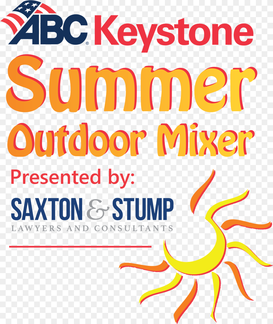 Abc Keystone Summer Outdoor Mixer Presented By Saxton Vertical, Advertisement, Poster Free Png