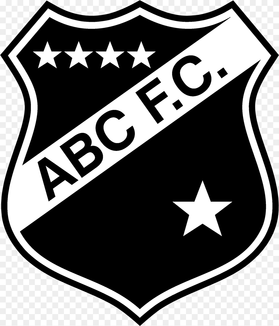 Abc Logo Black And White Abc Fc, Badge, Symbol, Blackboard Png Image