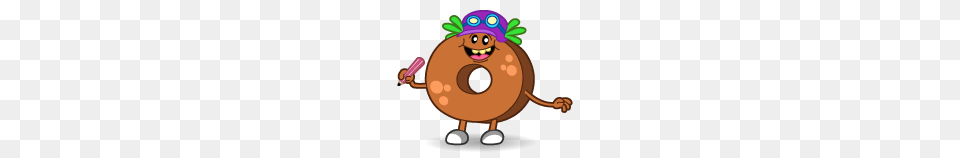 Abc Monster O, Food, Sweets, Baby, Donut Png