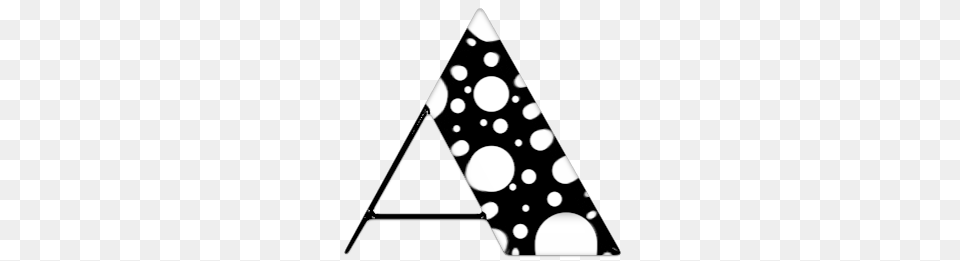 Abc Polka Dot Polka Alphabet, Triangle, Pattern Free Png Download