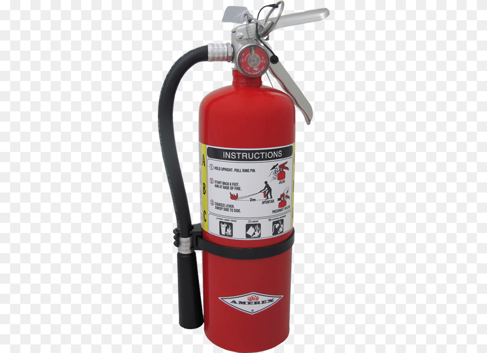 Abc W Wall Hanger 40 Bc Rated Fire Extinguisher, Cylinder, Machine, Smoke Pipe Free Transparent Png