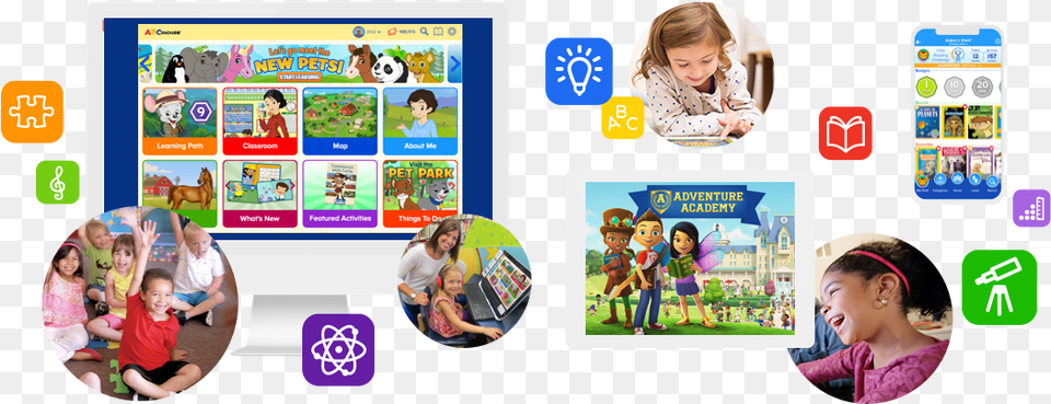 Abcmousecom U003e Early Learning Resources Developed By Age Of Sharing, Child, Female, Girl, Person Free Png Download