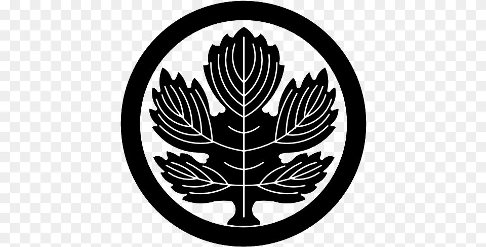 Abe Family Crest Abe Japanese Family Crest, Leaf, Plant Png