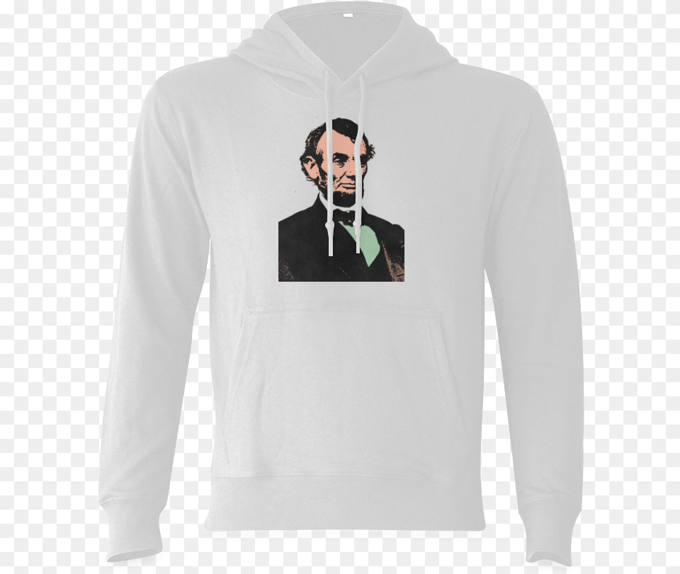 Abe Lincoln Gildan Hoodie Sweatshirt Sweatshirt, Sweater, Sleeve, Long Sleeve, Knitwear Png