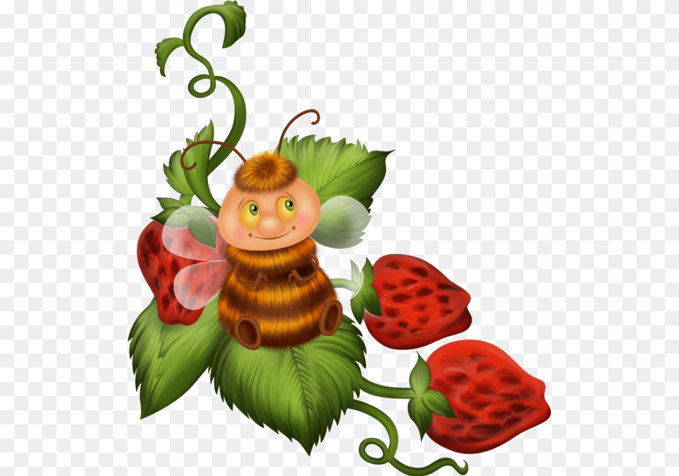 Abeillesabejaabelhapng Cheryls Clipart Clip, Berry, Food, Fruit, Produce Free Png