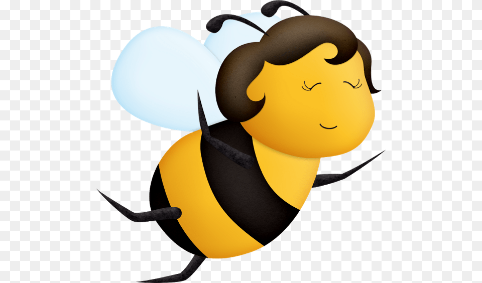Abeja Gif Animado Transparent Bees Cartoon Gif, Animal, Bee, Insect, Invertebrate Free Png Download