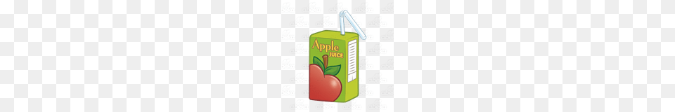 Abeka Clip Art Apple Juice Box With A Bendy Straw, Beverage Png Image