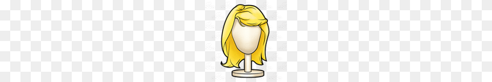 Abeka Clip Art Blond Ladys Wig, Clothing, Hardhat, Helmet Png Image