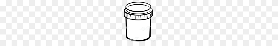 Abeka Clip Art Blue Paint Jar, Tin, Can, Bottle, Shaker Free Transparent Png