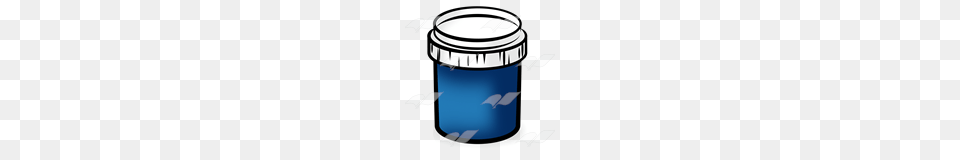 Abeka Clip Art Blue Paint Jar, Paint Container, Bottle, Shaker Free Png