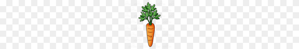 Abeka Clip Art Carrot With A Leafy Top, Food, Plant, Produce, Vegetable Free Png