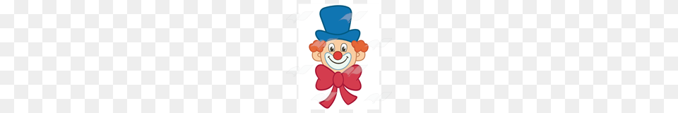 Abeka Clip Art Clown Face With Large Eyes Blue Hat And Red, Performer, Person, Nature, Outdoors Png