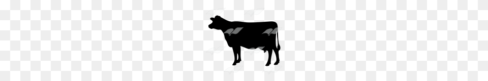 Abeka Clip Art Cow Silhouette, Cutlery, Computer Hardware, Electronics, Hardware Png Image