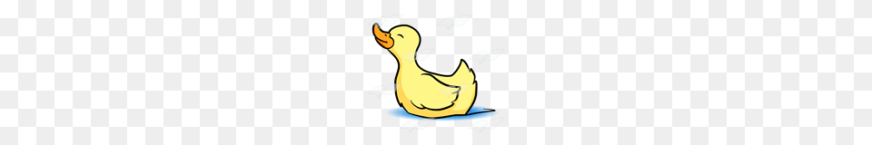 Abeka Clip Art Duck Stretching Neck In The Water, Animal, Beak, Bird, Penguin Free Png Download