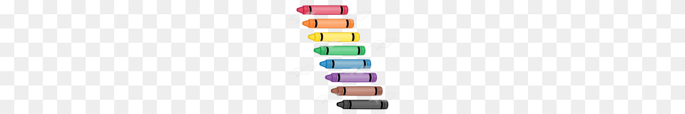 Abeka Clip Art Eight Crayons Rainbow Colors, Crayon Free Transparent Png