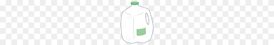 Abeka Clip Art Gallon Milk Jug With A Green Cap, Beverage, Water Jug Free Png