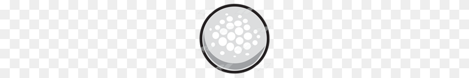 Abeka Clip Art Gray Golf Ball With White Dots, Golf Ball, Sport Png