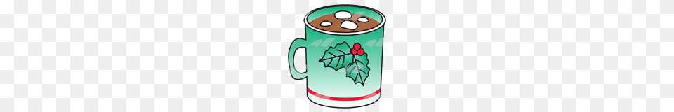 Abeka Clip Art Green Christmas Mug With Hot Chocolate, Cup, Beverage, Coffee, Coffee Cup Free Transparent Png