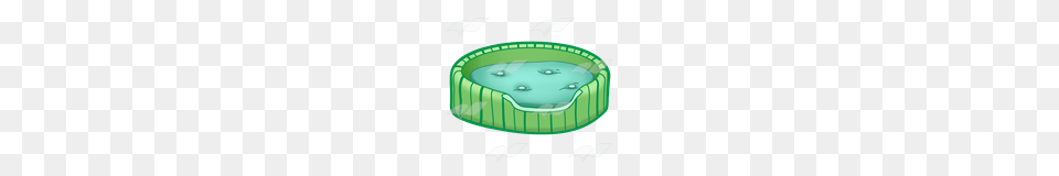 Abeka Clip Art Green Pet Bed, Hot Tub, Tub Free Png Download