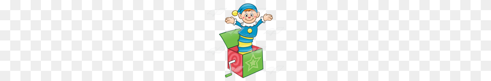 Abeka Clip Art Jack In The Box, Baby, Person, Elf, Juggling Png