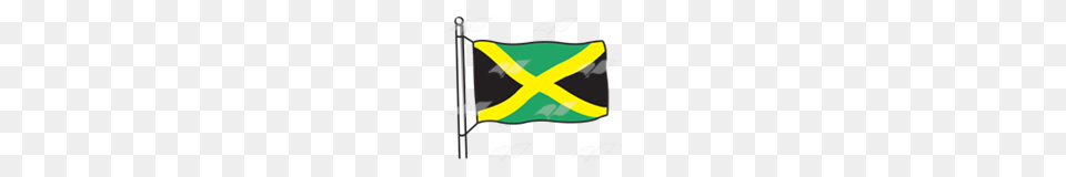 Abeka Clip Art Jamaica Flag On A Pole Free Png Download