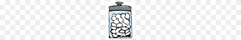 Abeka Clip Art Jar Of Cotton Balls With Lid, Tin, Can Free Transparent Png
