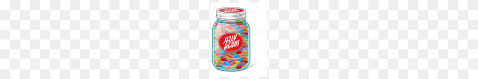 Abeka Clip Art Jelly Beans Jar, Food, Ketchup, Sweets Free Png