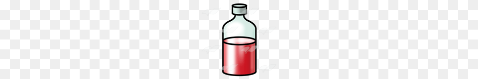 Abeka Clip Art Medicine Bottle With Red Syrup Free Transparent Png