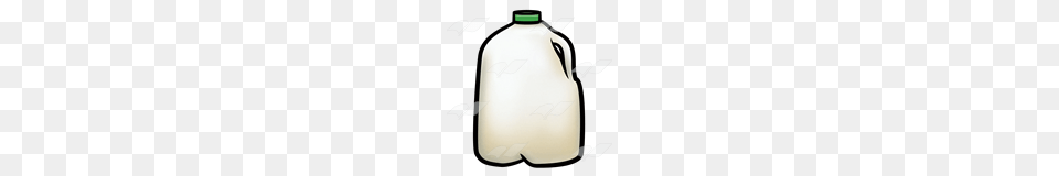 Abeka Clip Art Milk Jug With Green Cap, Beverage, Bottle, Shaker Free Png