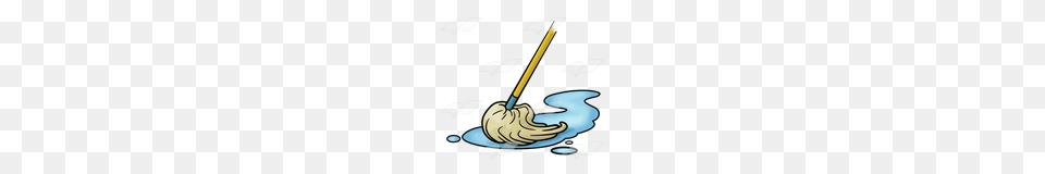 Abeka Clip Art Mop In Puddle, Cleaning, Person, Smoke Pipe Png Image