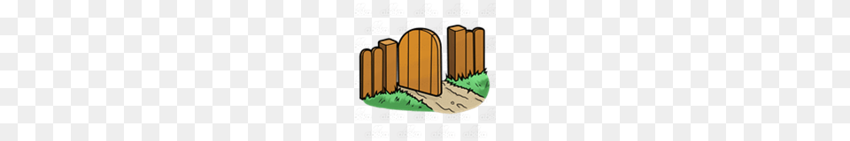 Abeka Clip Art Open Gate, Wood, Fence, Arch, Architecture Png