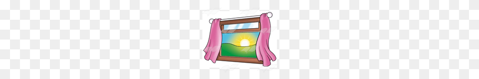 Abeka Clip Art Open Window Showing A Sunrise, Electronics, Screen, Hardware, Clothing Free Png Download