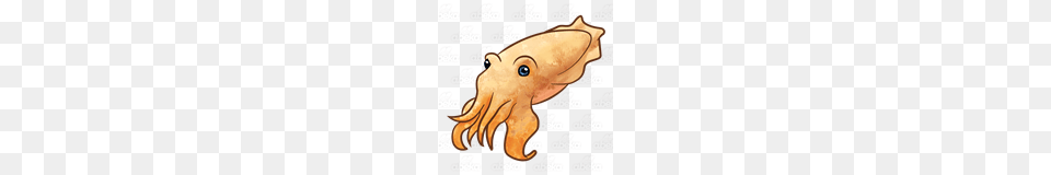 Abeka Clip Art Orange Cuttlefish, Animal, Sea Life, Seafood, Food Free Png Download