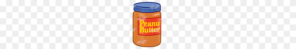 Abeka Clip Art Peanut Butter Jar With Blue Lid, Food, Peanut Butter, Honey Png Image