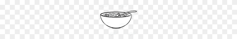 Abeka Clip Art Red Bowl Of Cereal, Cutlery, Soup Bowl, Spoon, Food Png