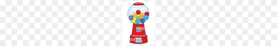 Abeka Clip Art Red Gumball Machine With Gumballs Png Image