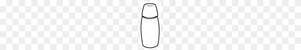 Abeka Clip Art Red Thermos With Lid, Bottle, Jar, Ammunition, Grenade Png Image