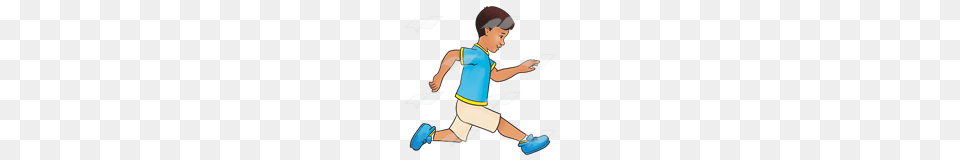 Abeka Clip Art Running Boy, Cleaning, Person, Child, Male Png Image