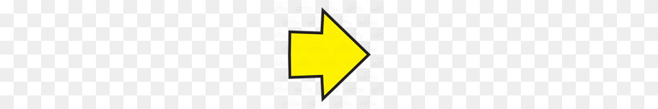 Abeka Clip Art Short Yellow Arrow, Symbol Png