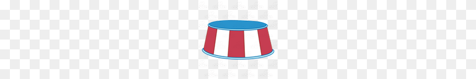 Abeka Clip Art Stage Red And White Striped With A Blue Top Png