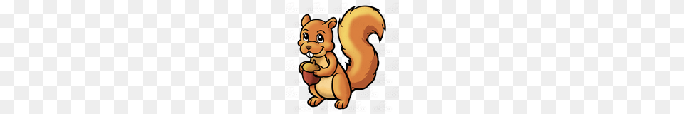 Abeka Clip Art Tan Squirrel Holding An Acorn Free Png