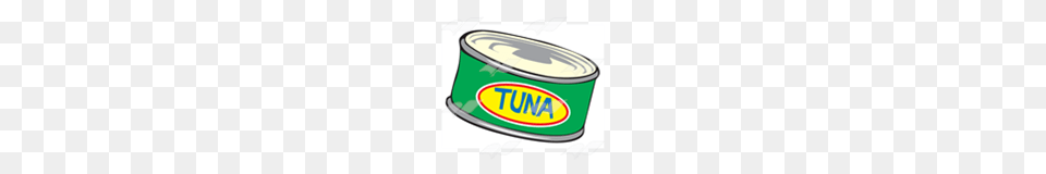 Abeka Clip Art Tuna Can With Yellow Label And Blue Writing, Aluminium, Canned Goods, Food, Tin Png