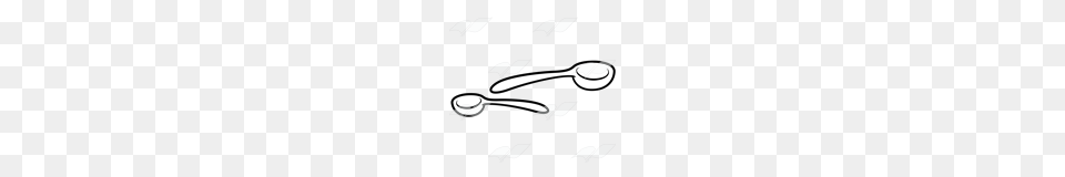 Abeka Clip Art Two Measuring Spoons, Cutlery, Fork, Spoon Png