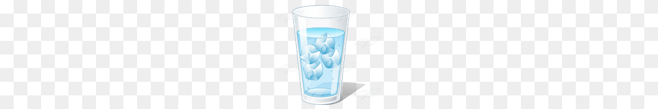 Abeka Clip Art Water Glass With Ice Cubes, Cup, Jug Png