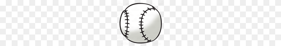 Abeka Clip Art White Baseball With Black Stitches, Disk Free Png