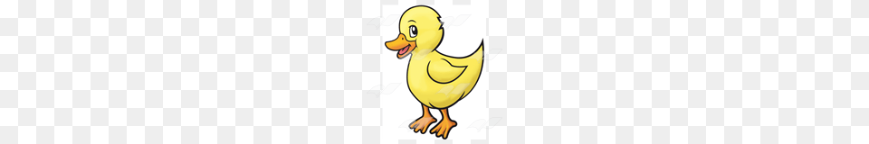 Abeka Clip Art Yellow Duck With Mouth Open, Animal, Bird, Beak, Fish Png