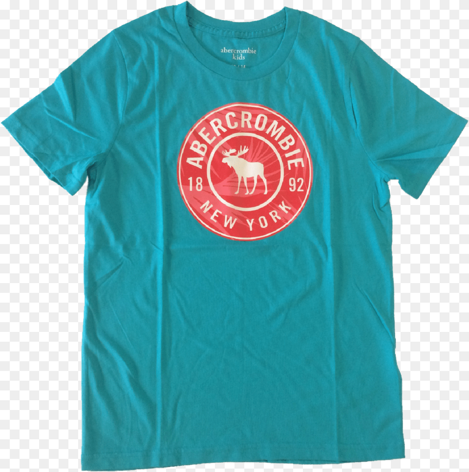 Abercrombie Logo Active Shirt, Clothing, T-shirt Png Image