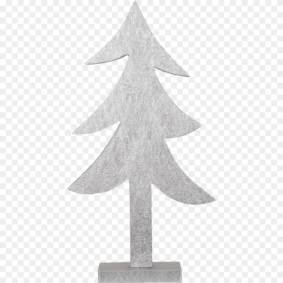 Abeto Con Base De Madera 41 Cm Decoracin Escaparates Christmas Decoration, Blade, Dagger, Knife, Weapon Free Png