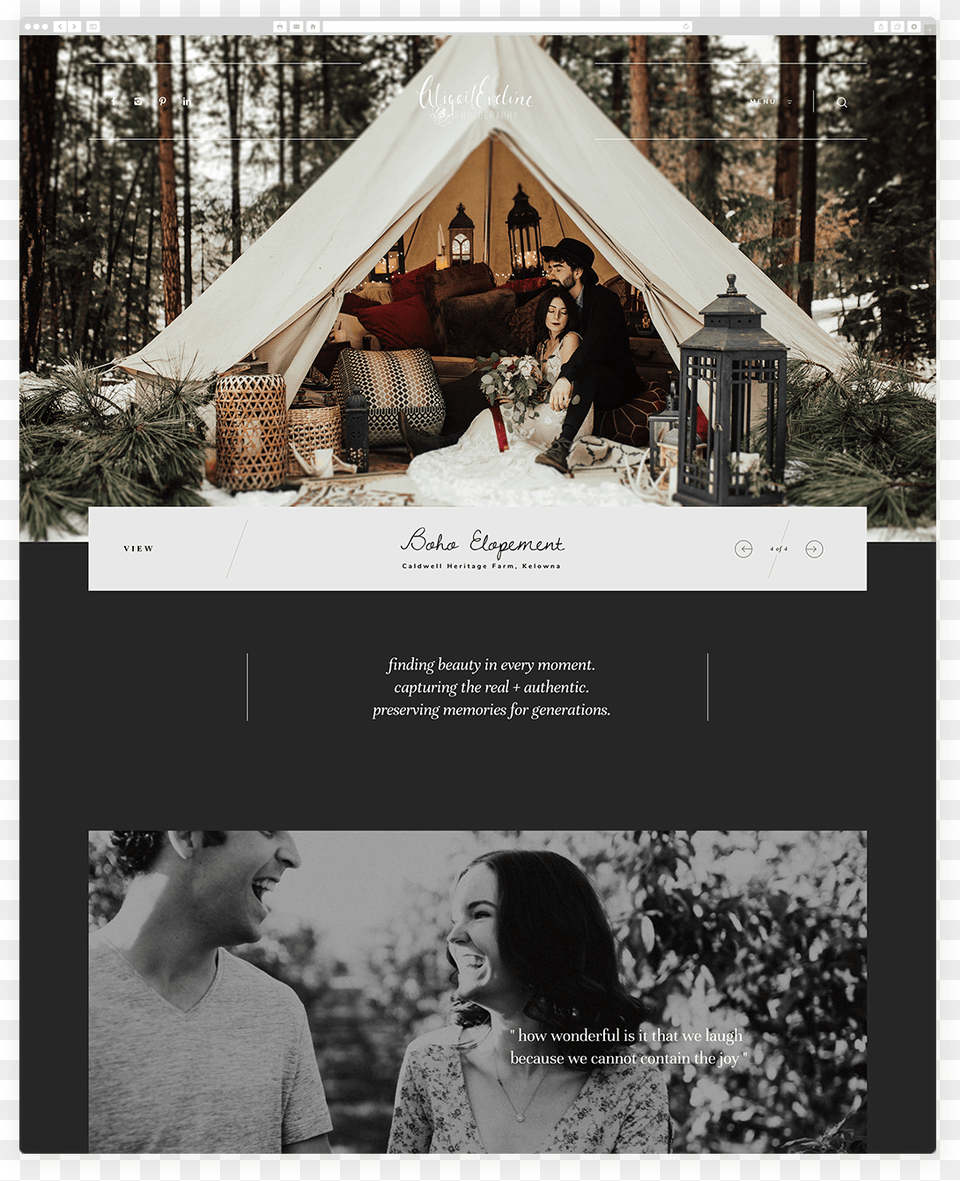 Abigail Eveline Photography Dark Website Design Photography Photograph, Adult, Shelter, Person, Outdoors Png Image